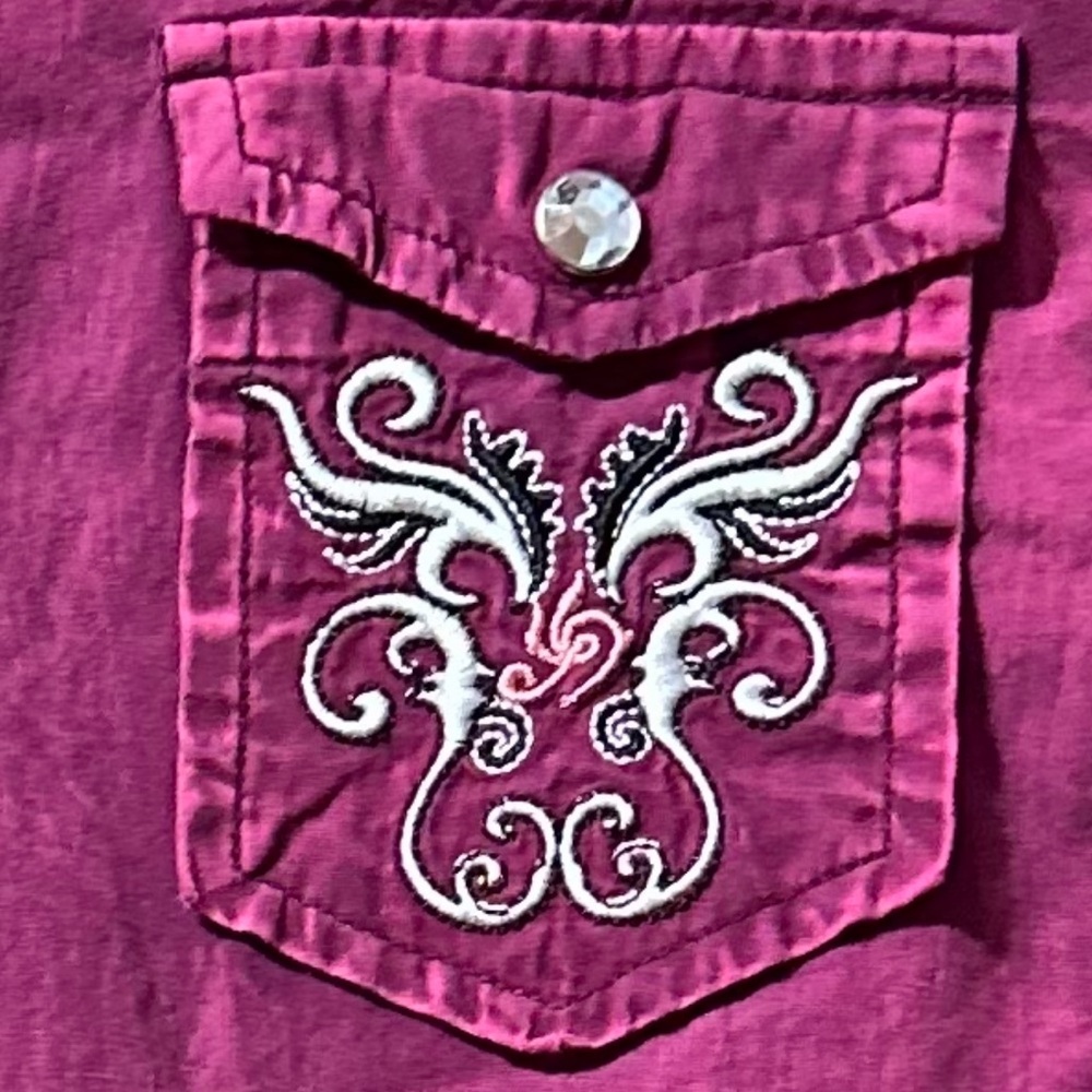 Cowgirl Legend Burgundy Size Small - Picture 14 of 14